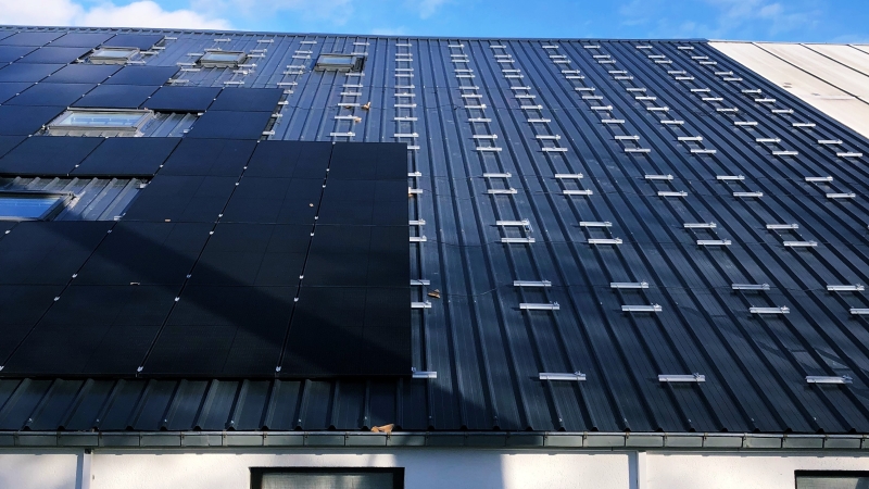 Installation de 192 panneaux photovoltaïques
